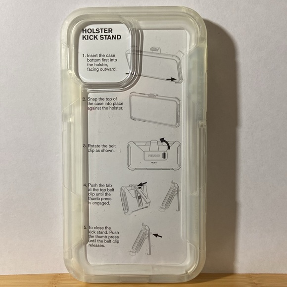 PELICAN iPhone 11 Pro/ Xs /X CLear case with clip - Picture 10 of 11